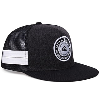 Quiksilver Snapback หมวกเบสบอล ผ้าตาข่าย แฟชั่นฤดูร้อน สําหรับผู้ชาย ผู้หญิง