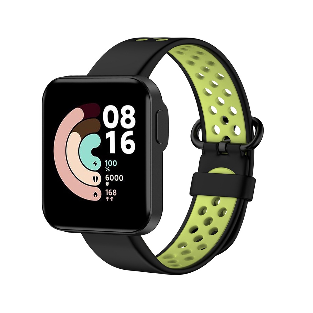 สายนาฬิกาข้อมือซิลิโคน แบบเปลี่ยน สําหรับ Xiaomi Mi Watch Lite Global Version Smart Watch #8