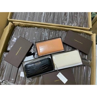 ❌SALE❌สินค้าปกติ Char//les &amp; keith Long Wallet Code:B10D231165 แบรนด์แท้ 100% งาน Outlet ไม่รับเปลี่ยน/คืน