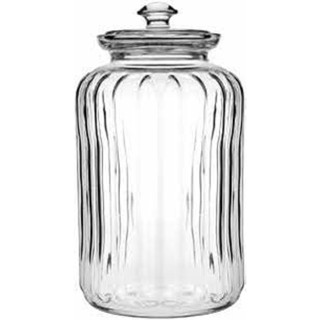 Pasabahce Viva Jar With Lid Glass ขวดเเก้ว ขวดโหลเเก้วทรงเหลี่ยมดีไซน์สวยงาม / 75 ออนช์ (2500 cc)