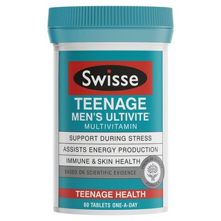 Swisse Teenage Mens Ultivite Multivitamin 60 Tablets