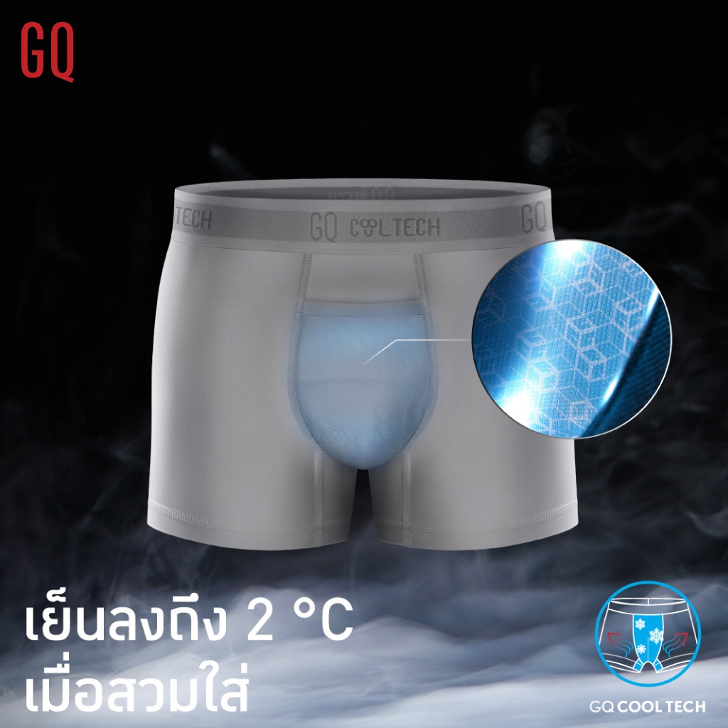 GQ Cool Tech™ กางเกงในไข่เย็น รุ่น All-Day Secure ทรง Trunks #2