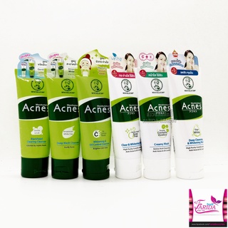 🔥โปรค่าส่ง25บาท🔥 Mentholatum Acnes Face Wash 50ml เมนโทลาทัม เฟซ วอช โฟมล้างหน้า เซเว่น