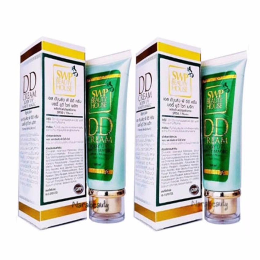 SWP Beauty House DD Cream UV Magic ดีดี ครีม 100 ml.(2กล่อง) สีมิ้น#1386