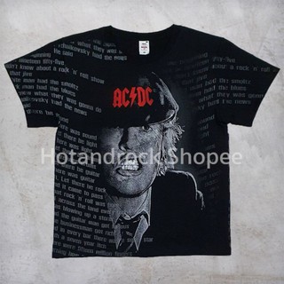 เสื้อยืดวง ACDC PREMIUM OVER PRINT