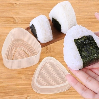 แม่พิมพ์ซูชิ สามเหลี่ยม DIY 2 ชุด / แม่พิมพ์ข้าวปั้น Onigiri ชุดแม่พิมพ์กดอาหาร สําหรับครัวเบนโตะ