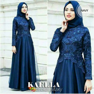 Kaela ชุดเดรสมุสลิม อินเทรนด์หรูหรา สําหรับผู้หญิงมุสลิม
