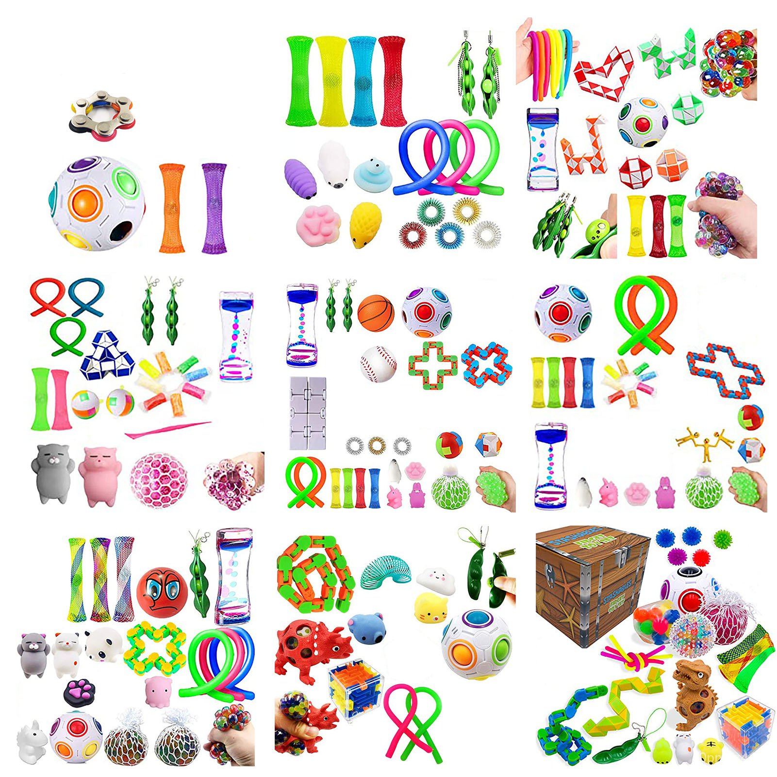fidget set with pop it