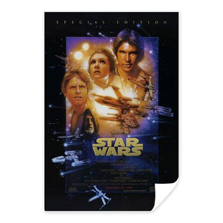 โปสเตอร์หนัง STAR WARS 1977 ( STAR WARS 1977 A NEW HOPE MOVIE POSTER )