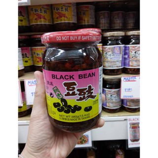 ซอสถั่วเต้าซี่ เมล็ดถั่วดำดอง ไม่เผ็ด 380g Master black bean 380g