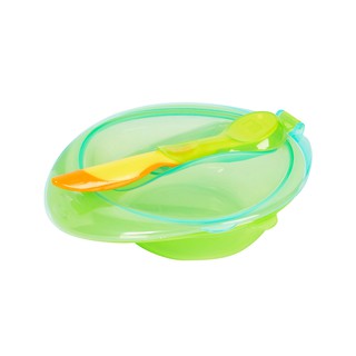 mothercare first tastes weaning bowl set - blue PB888 ชุดชามทานอาหารเด็ก