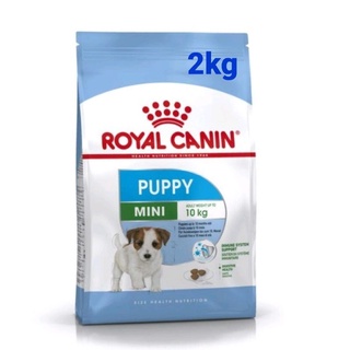 Royal Canin Mini puppy 2 kg  โรยัลคานิน อาหารลูกสุนัขพันธุ์เล็ก อายุ 2 – 10