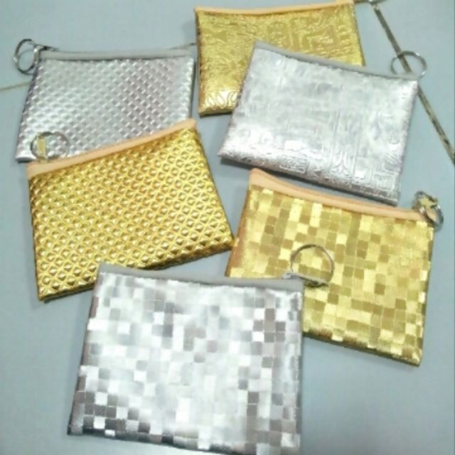 (ราคา/โหล)กระเป๋าใส่เหรียญใส่บัตร เหมาะสำหรับของชำร่วยพิธีต่างๆ