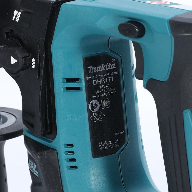 Makita ค้อนไฟฟ้า Makita DHR171 สว่านไฟฟ้าแบบชาร์จไฟได้ 18V สว่านไฟฟ้าอเนกประสงค์คอนกรีตเครื่องมือไฟฟ