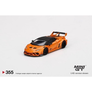 Mini GT LB WORKS Lamborghini Huracán GT Arancio Borealis รถของเล่น รถเหล็ก