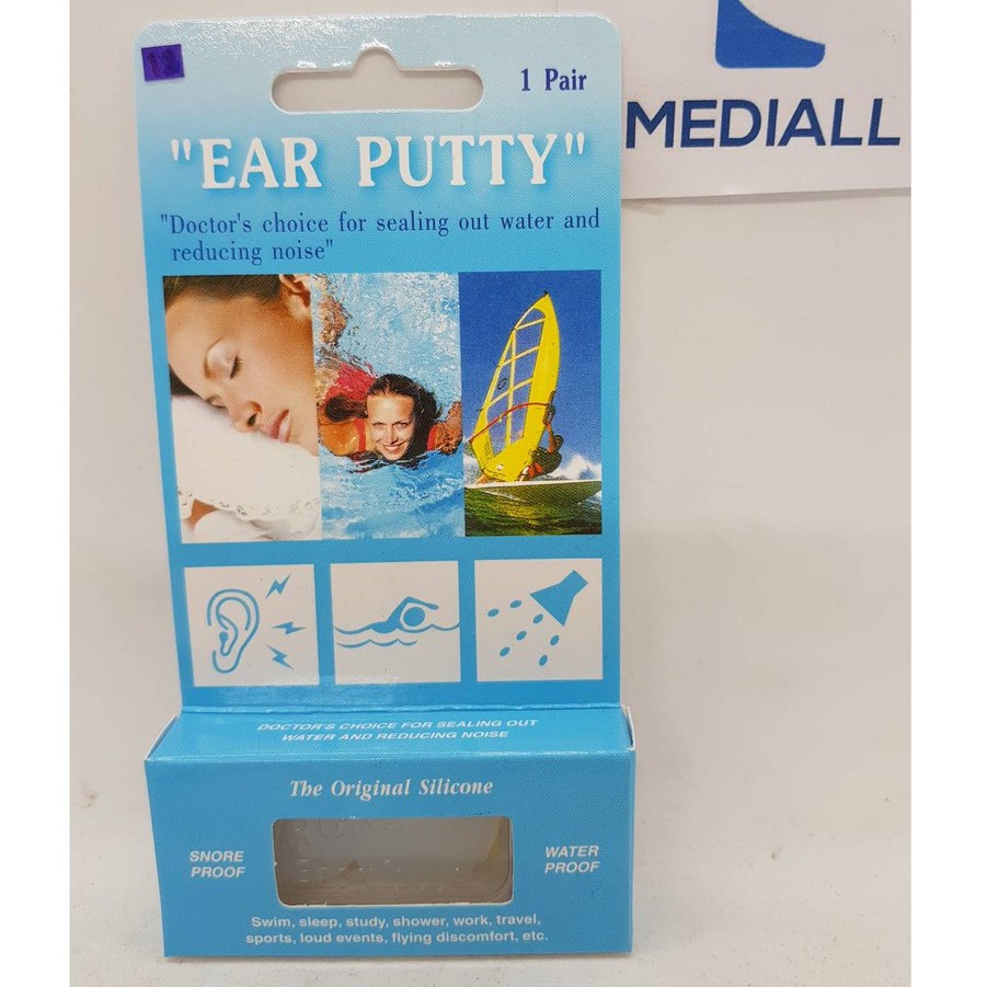 Ear Putty (Snore & Water Proof) ที่อุดหูแบบซิลิโคน กันน้ำและเสียงกรน 1 คู่