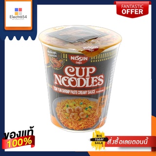 นิสชินคัพรสซอสครีมต้มยำมันกุ้งNISSIN CUP TOMYUM SHRIMP CREAMY SAUCE