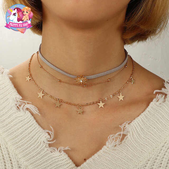 สร้อยคอ มี 3 layer style minimal <รหัส AL22>