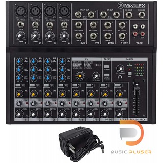 Mackie Mix12FX 12-channel  มิกเซอร์ 4 Mic/Line Inputs 3-Band EQ &amp; HPF ปรับความถี่ได้ละเอียดมาพร้อมเอฟเฟ็คร้องประกันศูนย์