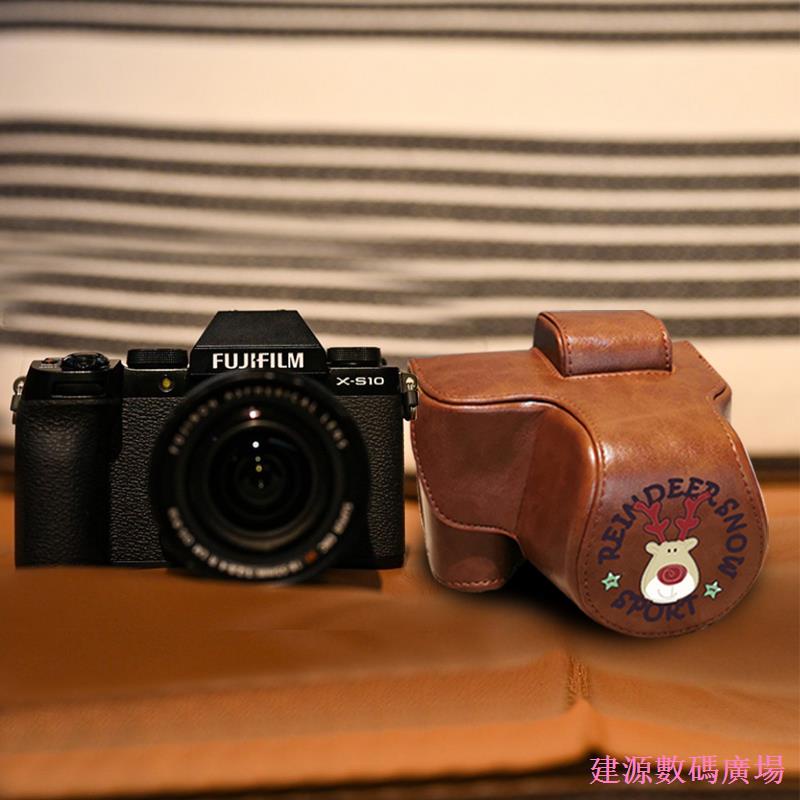 Jianyuan3er [อุปกรณ์เสริมกล้อง] เหมาะสําหรับกระเป๋ากล้อง Fuji XS10 เคสป้องกัน 15-45mm18-55 Creative 