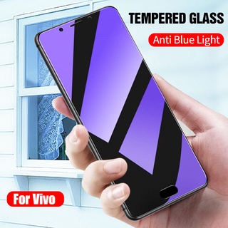 ฟิล์มกระจกถนอมสายตา ANTI BLUE Glass สำหรับ VIVO V21 V19 Neo V5 V7 Plus V9 Y81i V11i V15 V17 S1 Pro Y31 Y12s Y12A Y20i Y20s Y11 Y12 Y15 Y17 Y19 Y51 Y71 Y91i Y93 Y95 Y20 Y30i Y50 V20 SE V20 Pro