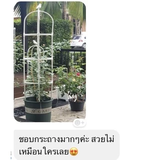 ~พร้อมส่งที่ไทย~ ไซส์ใหญ่มาก “กระถางปลูกต้นไม้ทรงมาตรฐาน​ รุ่นพิมพ์ลาย Gardening”