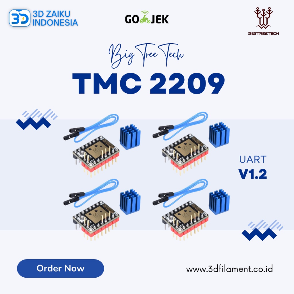 BigTreeTech TMC 2209 TMC2209 V1.2 UART Mode Stepper Driver