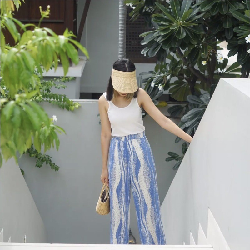 Wave Pleated Trousers