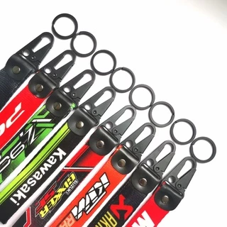 พวงกุญแจรถจักรยานยนต์ ป้องกันการสูญหาย อุปกรณ์เสริม สําหรับ Honda ADV PCX MOTUL JDM AKRAPOVIC
