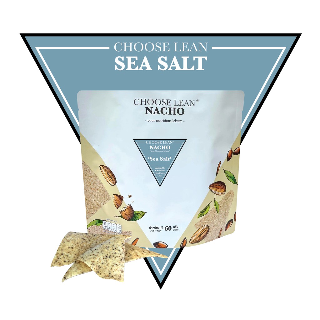 (046) Choose Lean Nacho Sea Salt (ชูสลีน นาโช่ รสเกลือทะเล)