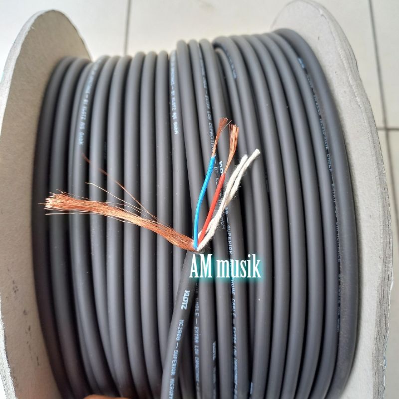 KLOTZ MC2000 สายไมค์ ระบบเสียงสเตอริโอ MC2000 SW ราคาหลักต่อเมตร
