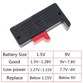 Kiprun เครื่องทดสอบแบตเตอรี่ดิจิทัล LCD สําหรับแบตเตอรี่ 9V 1.5V AA AAA Cell C D BT168D