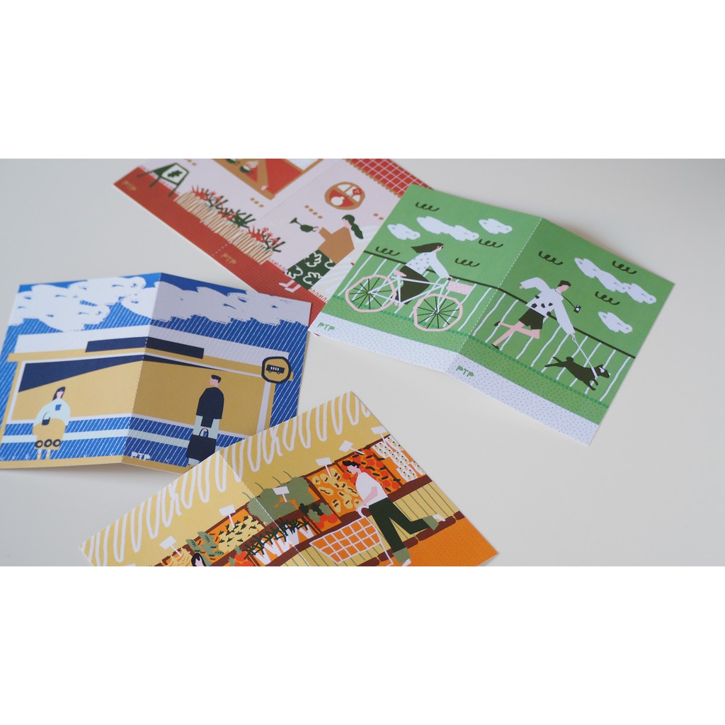 PTP - TWOGETHER POSTCARD โปสการ์ดคู่