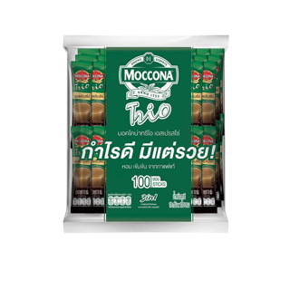 Moccona Trio Espresso มอคโคน่า ทรีโอ เอสเปรสโซ่ 3อิน1 ขนาด 100 ซอง