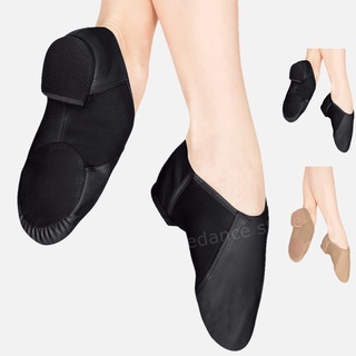 รองเท้าผ้าใบ รองเท้าหนัง แบบยืดหยุ่น เหมาะกับใส่เต้นแจ๊ส สํา…