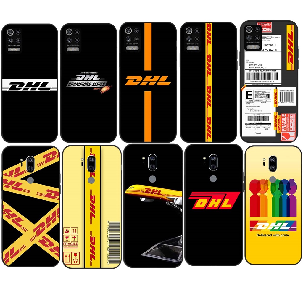 LG G8 ThinQ G7 ThinQ G8X ThinQ V50S Q6 ซิลิโคน TPU ฝาครอบเคสโทรศัพท์แบบนุ่ม FM57 โลโก้ DHL
