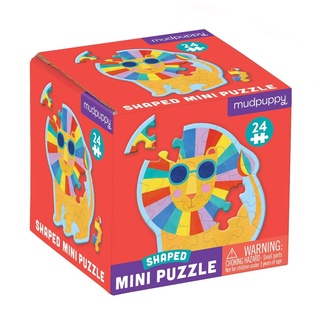 Mudpuppy - Rainbow Lion Shaped Mini Puzzle ขนาด 24 ชิ้น มีสินค้าพร้อมส่งได้ทันที