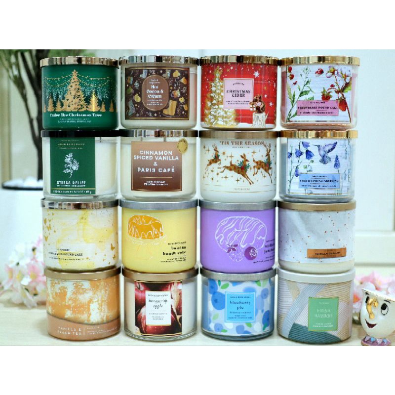 มีมากกว่าภาพอัพเดท5/2026 เทียน Bath and Body Works 3 wick candel ของแท้