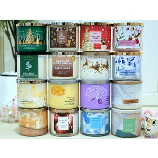 มีมากกว่าภาพอัพเดท6/2023 เทียน Bath and Body Works 3 wick candel ของแท้