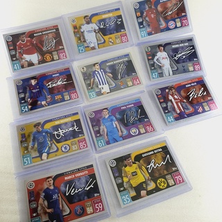 การ์ดลายเซ็น Match Attax / Felix / Havertz / Reyna / Verratti / Davies ลายเซ็น การ์ดฟุตบอล การ์ด Topps Signature style