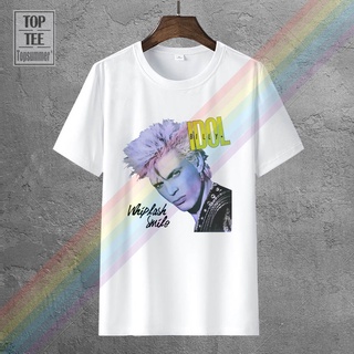 ขายดี เสื้อยืด พิมพ์ลาย Billy Idol Whiplash Smile สไตล์พังก์ร็อค คลาสสิก สําหรับผู้ใหญ่ NGlpja55OCkgjp99