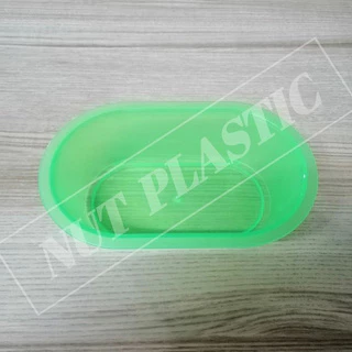 NutPlastic อ่างน้ำนก อ่างอาบน้ำนก !!ถ้วยวางพื้นทรงอ่าง!! ขนาด 9.9x16x4.6cm. <<12ชิ้นต่อแพ็ค คละสี>>