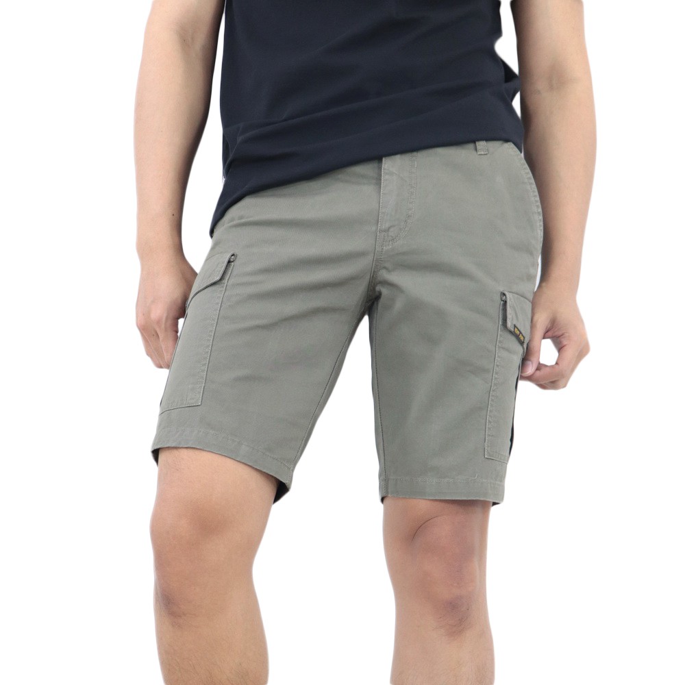 Bovy Shorts Cargo - กางเกงขาสั้นคาร์โก้สีเขียวขี้ม้า รุ่น BS-5009-08