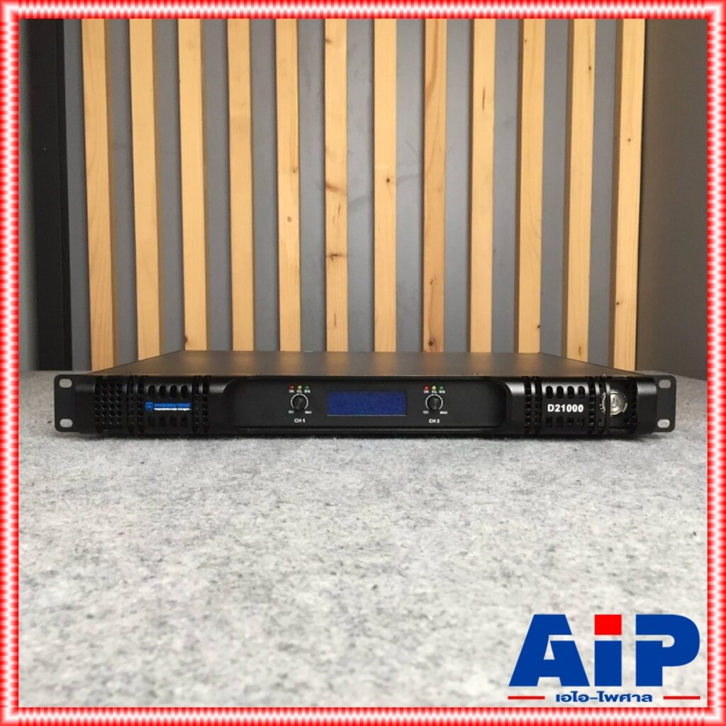 PROEUROTECH D-21000 POWERAMP 1U 2CH พาวเวอร์แอมป์ โปรยูโรเทค ระบบสวิทชิ่ง 1000Wx2 8 ΩStereo power D 21000 D21000 เอไอ...