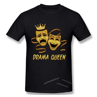 เสื้อยืด พิมพ์ลายละคร Queen Comedy And Tragedy สีทอง สําหรับผู้ชาย และผู้หญิงS-5XL