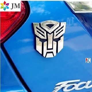 [พร้อมส่ง] สติกเกอร์โลหะบริสุทธิ์ ลายโลโก้ Transformers สามมิติ สําหรับตกแต่งรถยนต์