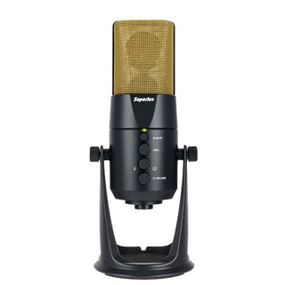 SUPERLUX L401U *ของแท้รับประกันศูนย์* ไมค์ USB สำหรับ Podcast / Record, 24bit/192kHz, PC/Mac ฟรี!!สายUSB/ขาตั้ง