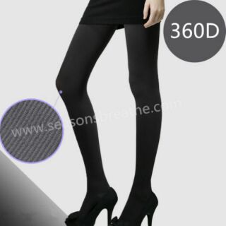 ~LEG TALK~ ถุงน่องขาเรียวสวย (360D) S-L ลายเส้นสีเทา