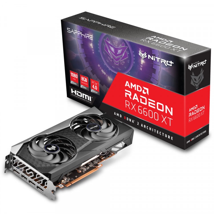 SAPPHIRE NITRO+ Radeon RX 6600 XT GAMING OC 8GB DDR6 VGA
