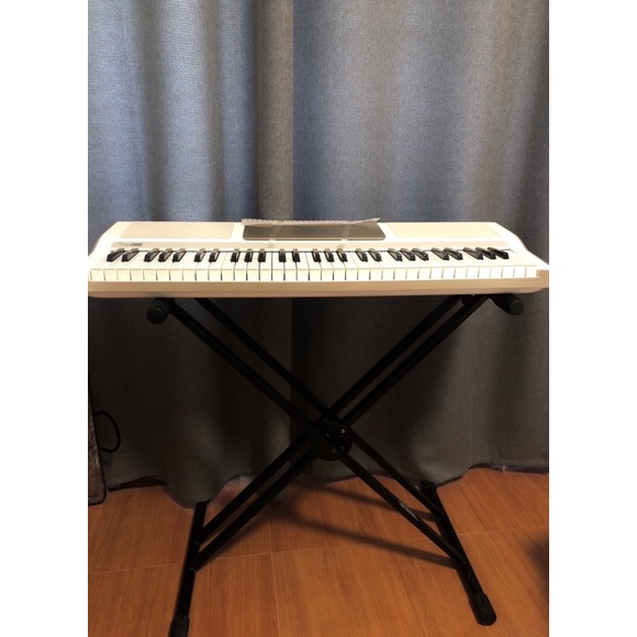 THE ONE Light Keyboard - white (used) คีย์บอร์ดไฟฟ้ามือสอง แถมขาตั้ง
